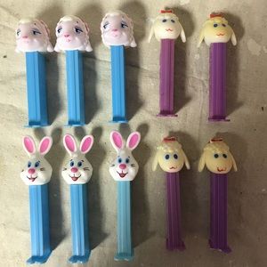 PEZ dispenser collectibles (10pcs)